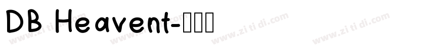 DB Heavent字体转换